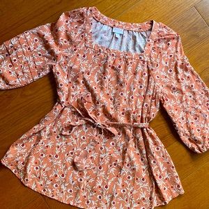 3/4 Sleeve Maternity Blouse